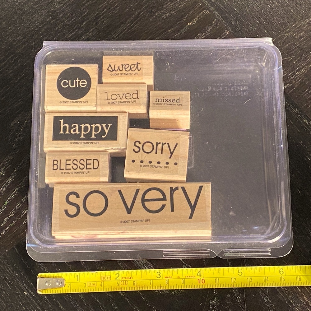 Stampin Up! ‘So Very’ stamp set